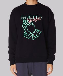 Hands Pray Gospel Ghetto Hoodie