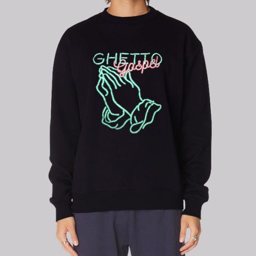 Hands Pray Gospel Ghetto Hoodie