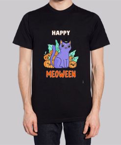 Happy Meoween Purple Cat Hoodie 3