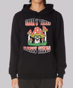 Happy Times Mushroom Trippy Hoodie Happy Times Mushroom Trippy Hoodie