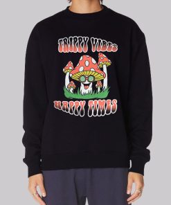 Happy Times Mushroom Trippy Hoodie