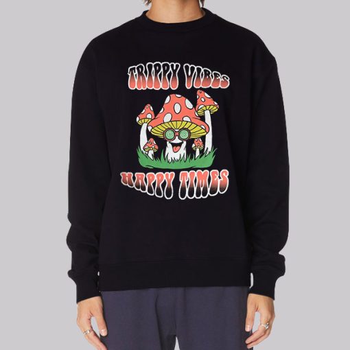 Happy Times Mushroom Trippy Hoodie