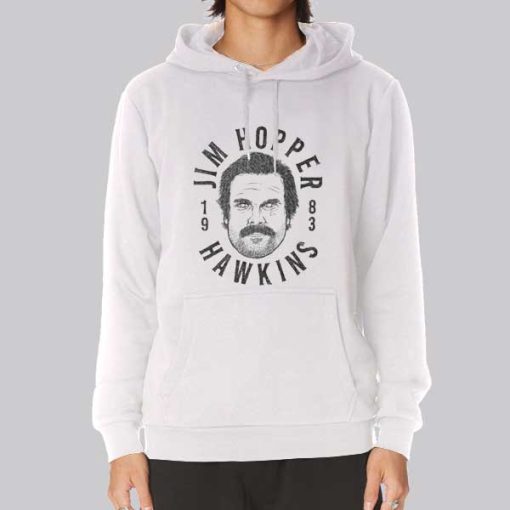 Hawkins 80s Stranger Things Hopper Hoodie