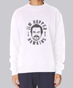 Hawkins 80s Stranger Things Hopper Hoodie