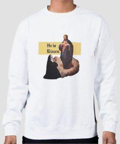 He Has Rizzen Jesus Hoodie