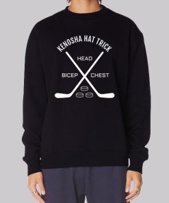 Head Bicep Cest Kenosha Hat Trick Hoodie