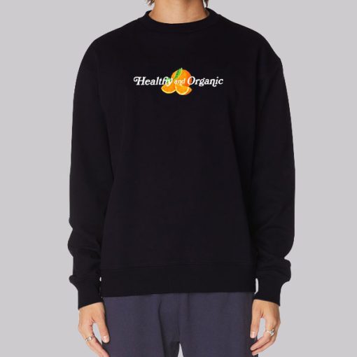 Healthy Orange Midnight Organic Hoodie