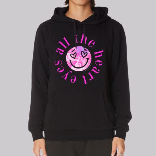 Heart Eyes Emoji Valentine Day Hoodie