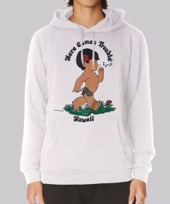 Here Comes Trouble Hawaii Cartoon Hoodie Here Comes Trouble Hawaii Cartoon Hoodie