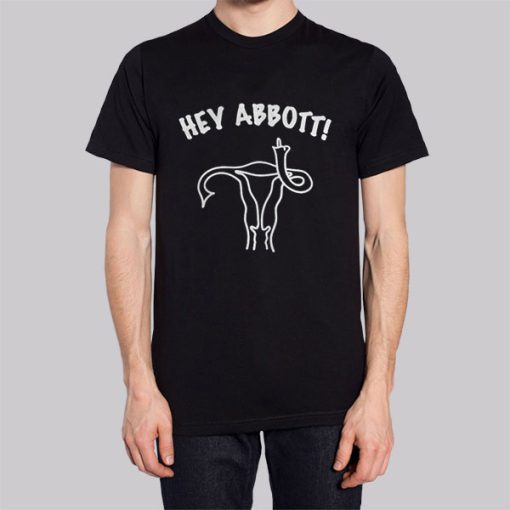 Hey Abbott Uterus Flip off Hoodie