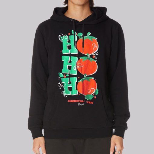 Ho Ho the Mistletoe Printed Hoodie