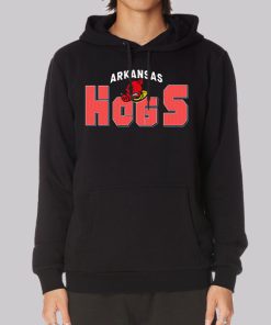 Hogs Graphic Vintage Arkansas Hoodie Hogs Graphic Vintage Arkansas Hoodie