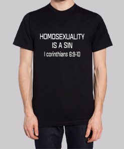 Homosexuality Is a Sin I Corinthians Hoodie 3