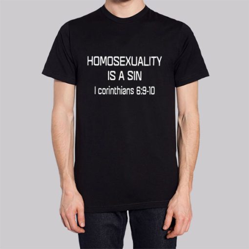 Homosexuality Is a Sin I Corinthians Hoodie