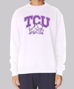 Horned Frogs Initials Mascot Tcu Hoodie