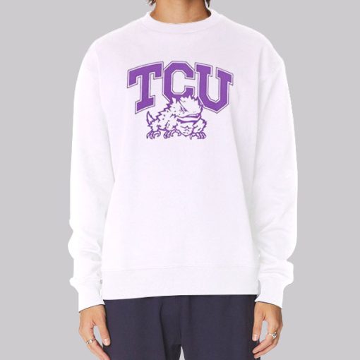 Horned Frogs Initials Mascot Tcu Hoodie