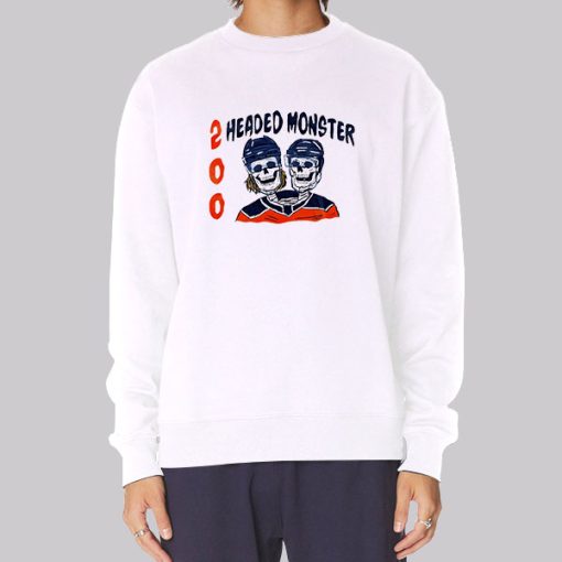 Horror 2 Headed Monster Hoodie