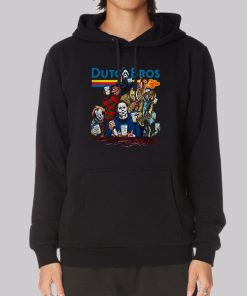 Horror Characters Dutch Bros Halloween Hoodie Horror Characters Dutch Bros Halloween Hoodie