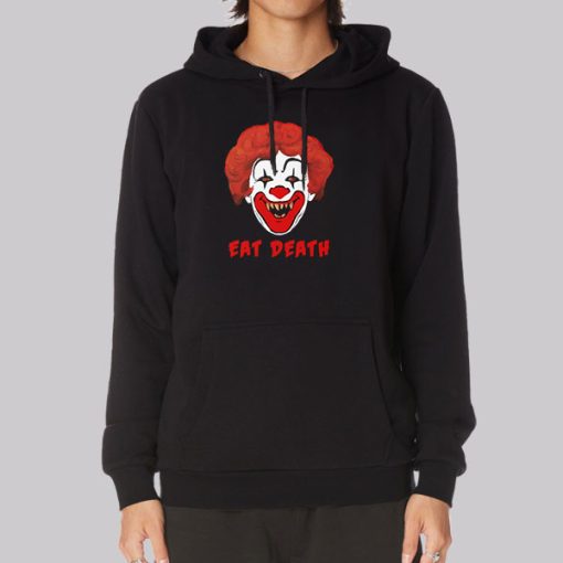 Horror Clown Eat Death Hoodie