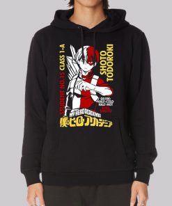 Hot Shoto Todoroki Anime Character Hoodie Hot Shoto Todoroki Anime Character Hoodie