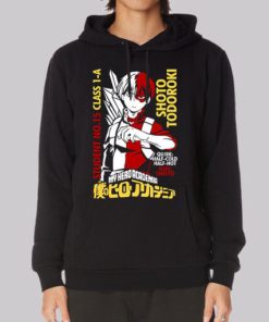 Hot Shoto Todoroki Anime Character Hoodie 4