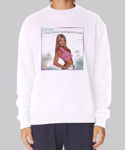 I Accept Apologies in Cash Britney Spears Hoodie