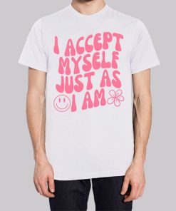 I Accept Myself Aesthetic Back Printed Hoodie 3