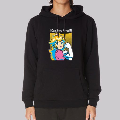 I Can Save Myself Princess Peach Hoodie