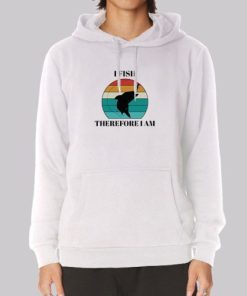 I Fish Therefore I Am Walleye Silhouette Hoodie 3 I Fish Therefore I Am Walleye Silhouette Hoodie 4