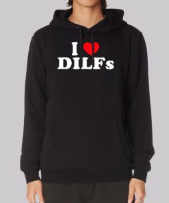 I Heart Dilfs Funny Hoodie I Heart Dilfs Funny Hoodie