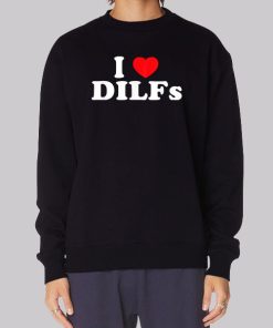 I Heart Dilfs Funny Hoodie