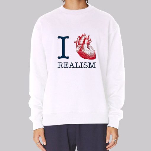 I Heart Realism Quotes Hoodie