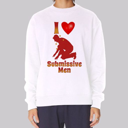 I Love Submissive Men Graphic Hoodie