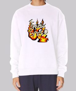 I Show Speed Fire Graphic Hoodie