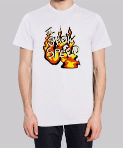 I Show Speed Fire Graphic Hoodie 3