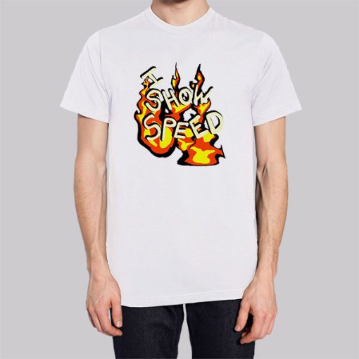 I Show Speed Fire Graphic Hoodie