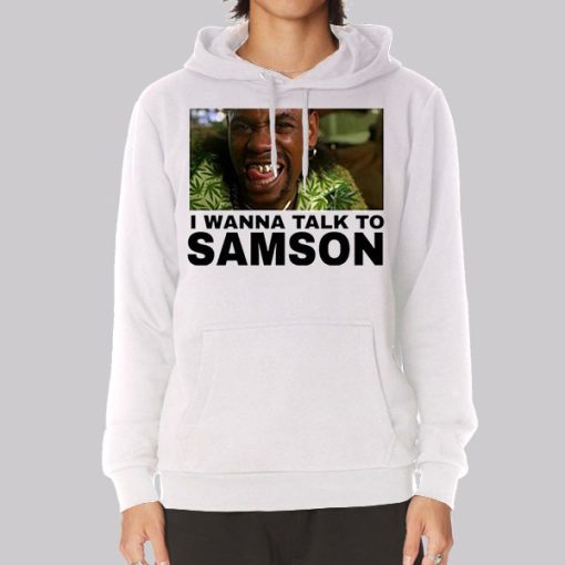 I Wanna Talk to Samson Funny Hoodie