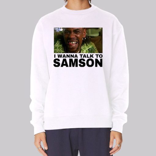 I Wanna Talk to Samson Funny Hoodie