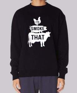 I_d Smoke That Funny Bbq Hoodie