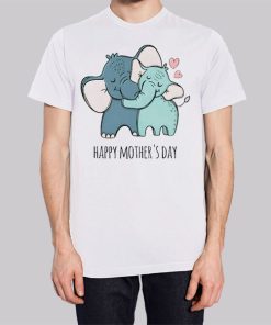 Illustration Happy Mothers Day Elephant Hoodie 2 Illustration Happy Mothers Day Elephant Hoodie 3