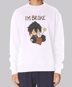 I’m Broke Kawaii Manga Genshin Hoodies
