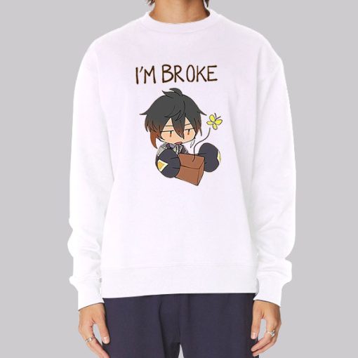 I’m Broke Kawaii Manga Genshin Hoodies