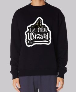 I’m Her Wizard Halloween Couple Hoodie