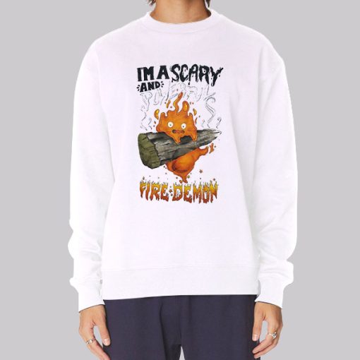 I’m Scary Calcifer Fire Demon Hoodie