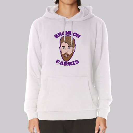 Imbrandonfarris Merch Funny Face Hoodie