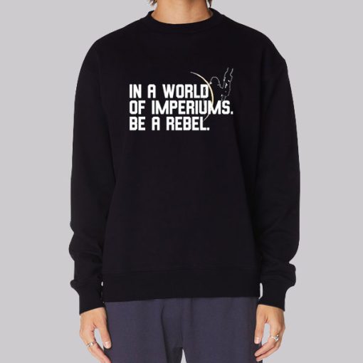 In a World of Imperiums Be a Rebel Hoodie