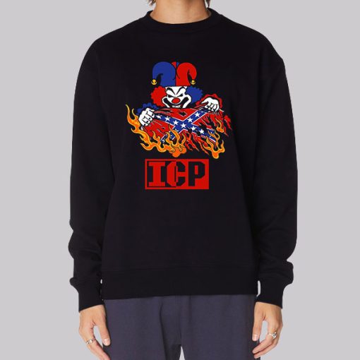 Insane Clown Posse Icp Rebel Flag Hoodie