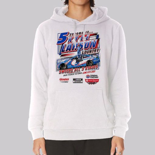 Inspired 350 Race Win Kyle Larson Merch Hoodie