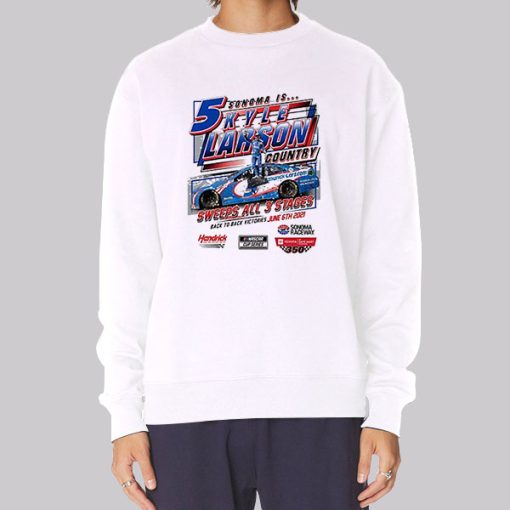 Inspired 350 Race Win Kyle Larson Merch Hoodie