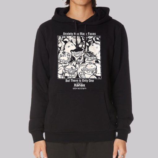 Inspired Anxiety Has Many Faces Hoodie